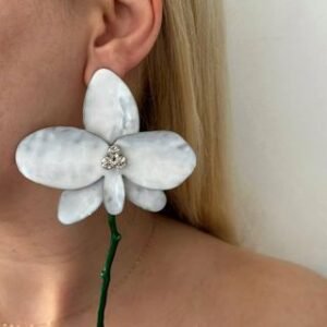 Aretes de flor grandes