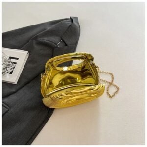 Bolso mediano rayado