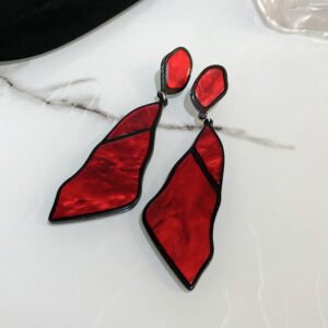 Aretes largos irredgulares