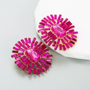 Aretes de fiesta redondos