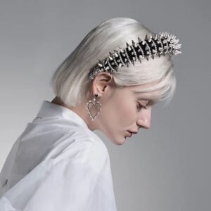 Diadema dorada irregular